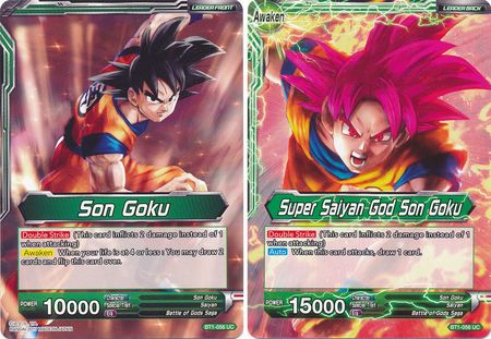Son Goku // Super Saiyan Dios Son Goku (BT1-056) [Batalla Galáctica] 