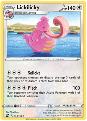 Lickilicky (114/163) [Espada y escudo: estilos de batalla] 