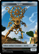 Phyrexian Myr // Servo Double-Sided Token [Modern Horizons 3 Commander Tokens]-2