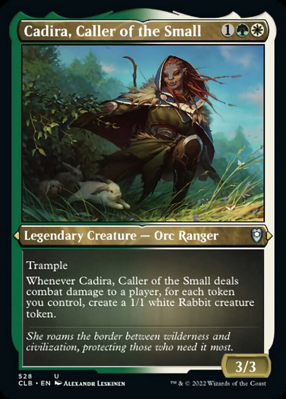 Cadira, invocadora de los pequeños (grabado en lámina) [Commander Legends: Battle for Baldur's Gate] 