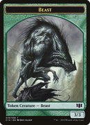 Elemental // Beast (019/036) Double-Sided Token [Commander 2014 Tokens]-2