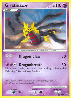 Giratina (28/127) [Platino: Conjunto básico] 