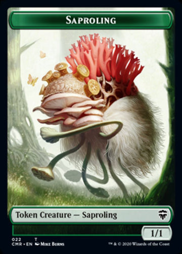 Copy (023) // Saproling Double-Sided Token [Commander Legends Tokens] - 0