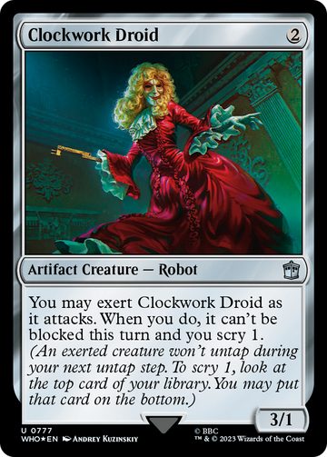Droide mecánico (reflectante Surge) [Doctor Who] 