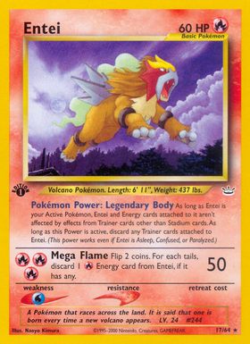 Entei (17/64) [Neo Revelation 1.ª Edición] 