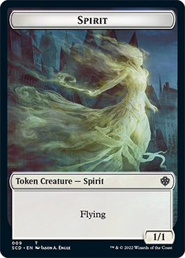 Bird // Spirit Double-Sided Token [Starter Commander Decks] - 0