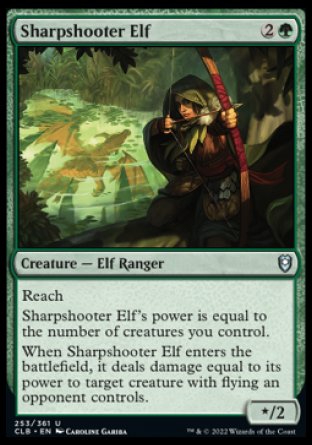 Elfo tirador de primera [Commander Legends: Battle for Baldur's Gate] 
