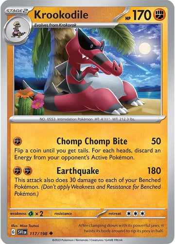 Krookodile (117/198) [Scarlet &amp; Violet: Set básico] 