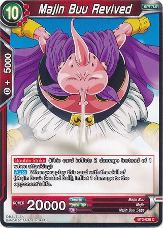 Majin Buu revivido (BT2-028) [Union Force] 