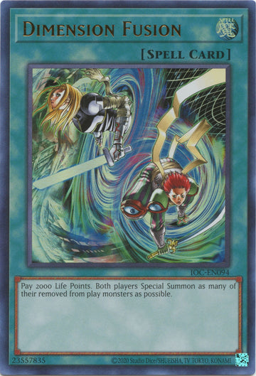 Dimension Fusion (25.° aniversario) [IOC-EN094] Ultra raro 
