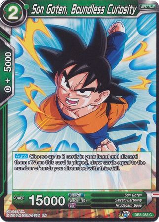 Son Goten, curiosidad sin límites (DB3-058) [Fuerza gigante] 
