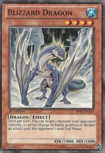 Dragón de la ventisca [BP01-EN147] Starfoil Raro 