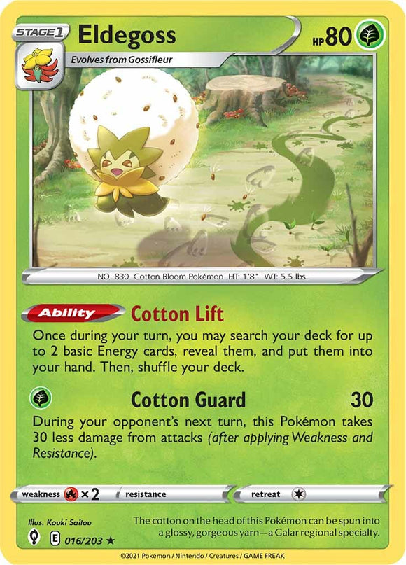 Eldegoss (016/203) (Exclusivo del mazo temático) [Sword &amp; Shield: Evolving Skies] 
