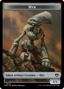 Eldrazi Scion // Myr Double-Sided Token [Commander Masters Tokens]-2