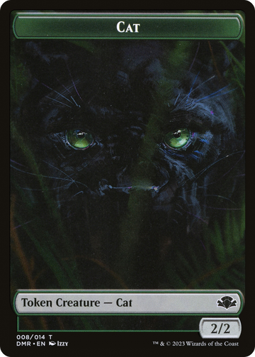 Ficha de gato (008) [Fichas remasterizadas de Dominaria] 
