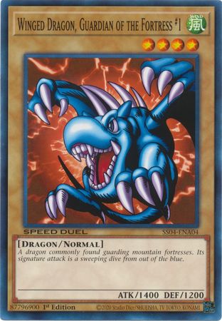Dragón alado, guardián de la fortaleza n.° 1 [SS04-ENA04] Común 