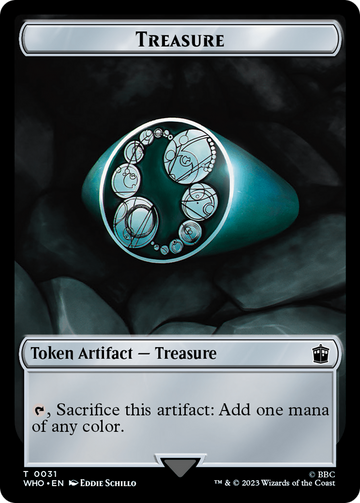 Dalek // Treasure (0031) Double-Sided Token [Doctor Who Tokens] - 0
