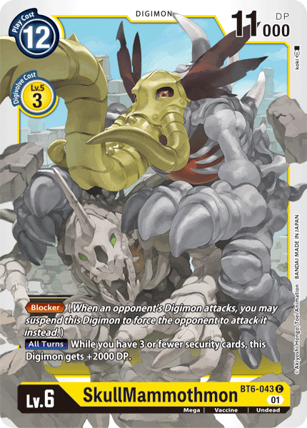 SkullMammothmon [BT6-043] [Doble diamante] 