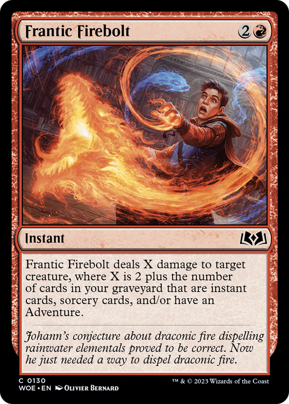 Rayo de fuego frenético [Terrenos de Eldraine] 