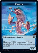 Kraken // Satyr Double-Sided Token [Theros Beyond Death Tokens]-1