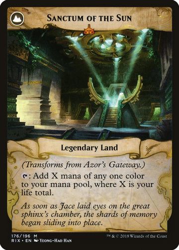 Azor's Gateway // Sanctum of the Sun [Rivals of Ixalan] - 0