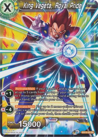 Rey Vegeta, Orgullo Real (EX13-22) [Set especial de aniversario 2020] 