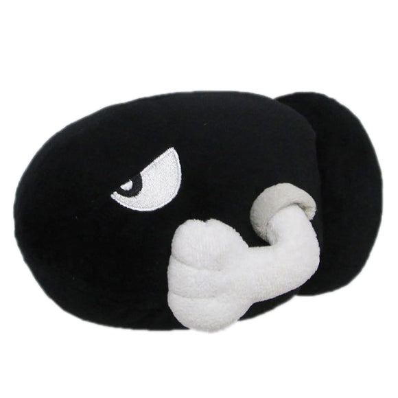 Super Mario All Star Collection Bullet Bill Plush 6"