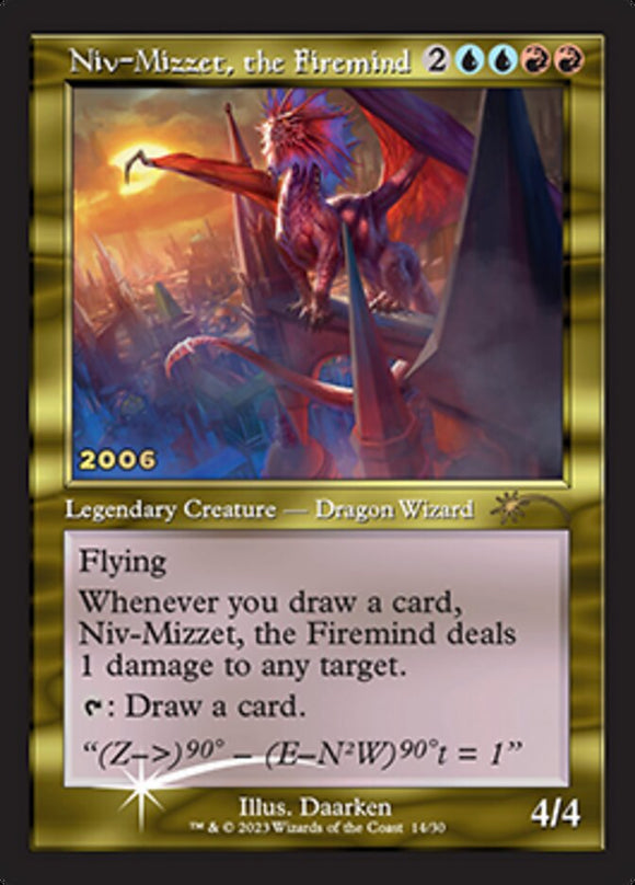 Niv-Mizzet, la Mente Ardiente [Promociones del 30.° aniversario] 
