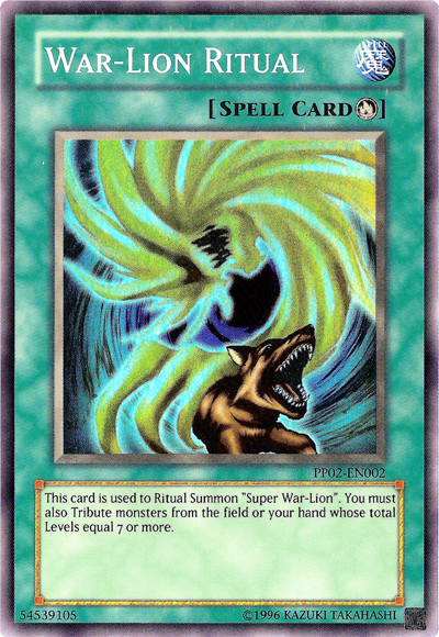 Ritual del león de guerra [PP02-EN002] Súper raro 