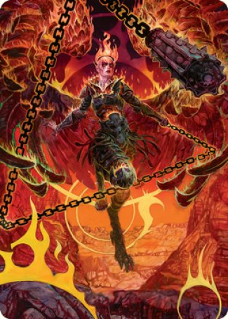Tarjeta de arte de Zariel, archiduque de Averno [Serie de arte de Dungeons &amp; Dragons: Adventures in the Forgotten Realms] 