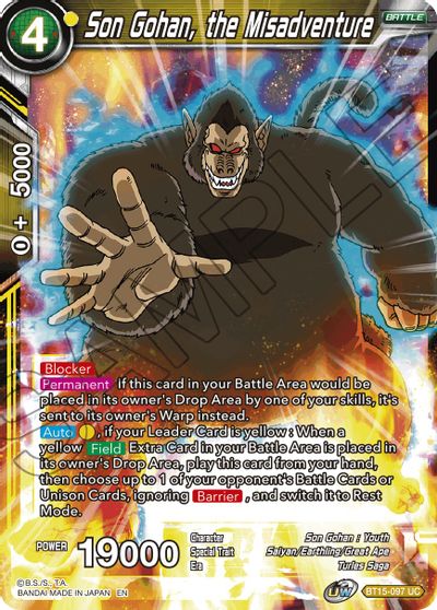 Son Gohan, la desventura (BT15-097) [Saiyan Showdown] 