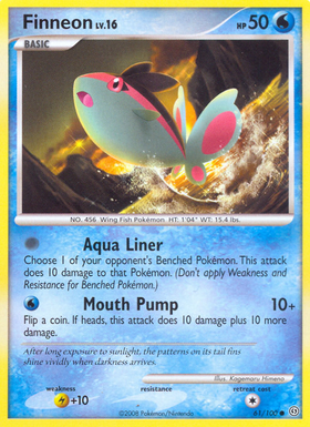 Finneon (61/100) [Diamante y Perla: Frente de Tormenta] 