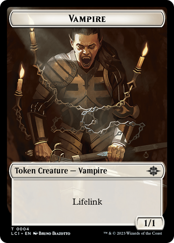 Bat // Vampire (0004) Double-Sided Token [The Lost Caverns of Ixalan Commander Tokens] - 0