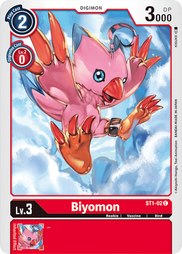 Biyomon [ST1-02] [Mazo inicial: Gaia Red] 