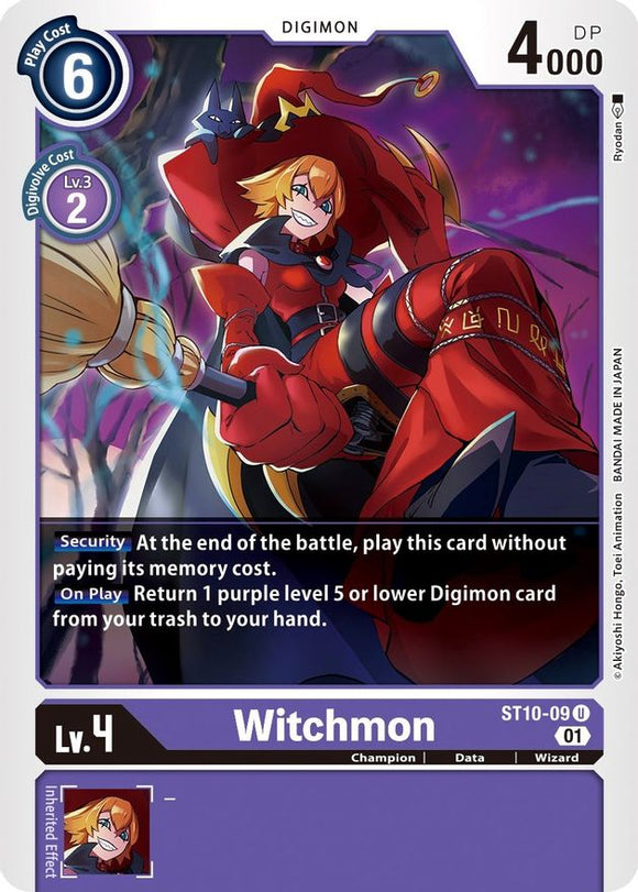 Witchmon [ST10-09] [Mazo inicial: Táctico del mundo paralelo] 