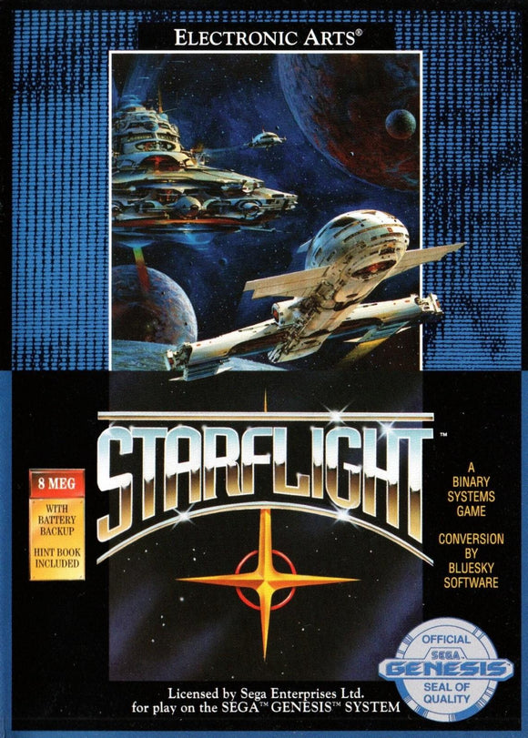 Red Fox Gaming - Hickory - Starflight - Video Game - Sega Genesis