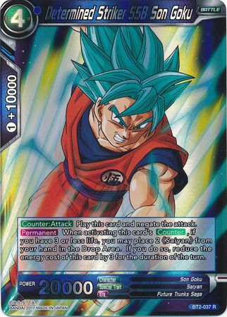 Determinado atacante SSB Son Goku (BT2-037) [Union Force] 