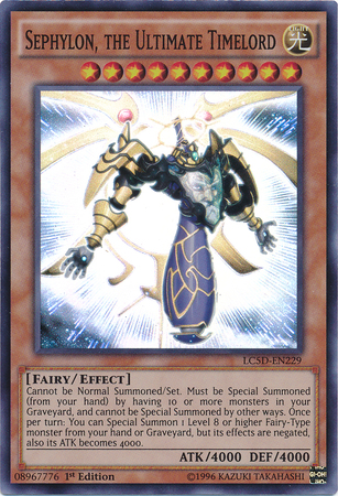 Sephylon, el Señor del Tiempo Definitivo [LC5D-EN229] Súper Raro 