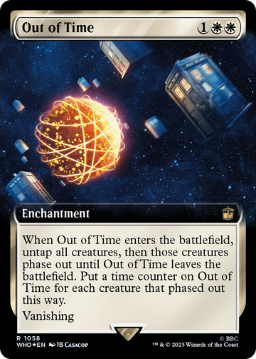 Fuera del tiempo (ilustración extendida) (Surge Foil) [Doctor Who] 