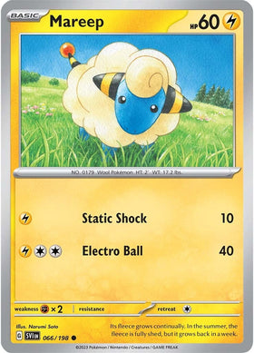 Mareep (066/198) [Scarlet &amp; Violet: Conjunto básico] 