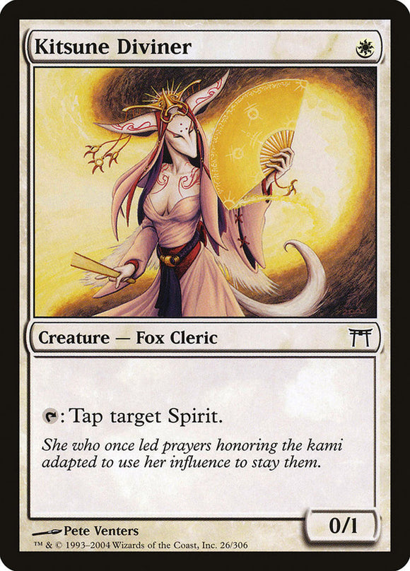 Adivino Kitsune [Campeones de Kamigawa] 