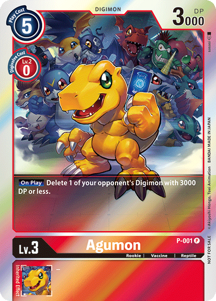 Agumon [P-001] [Tarjetas promocionales] 