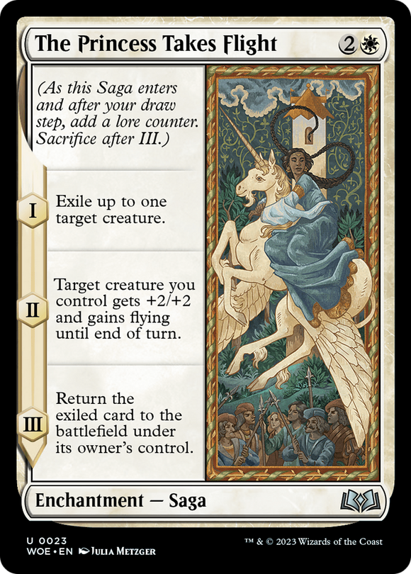 La princesa emprende el vuelo [Las tierras salvajes de Eldraine] 