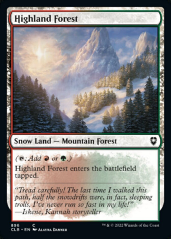 Bosque de las Tierras Altas [Commander Legends: Battle for Baldur's Gate] 