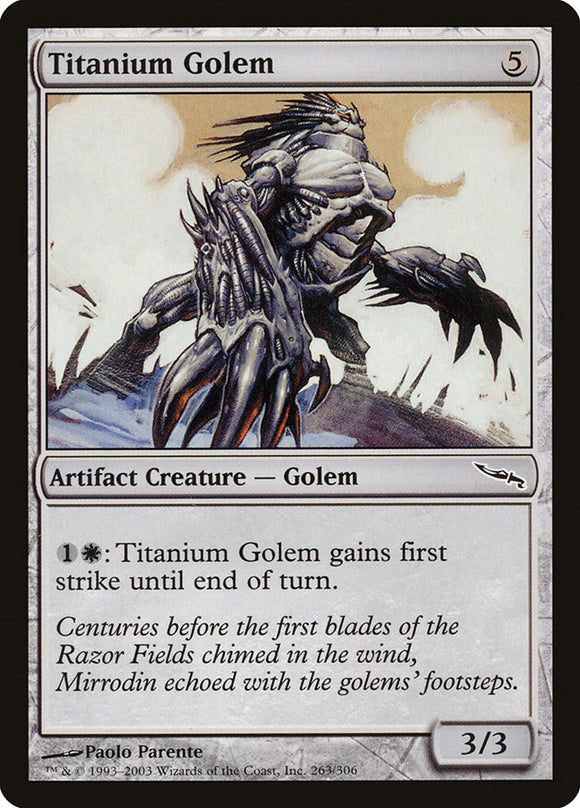 Gólem de titanio [Mirrodin] 