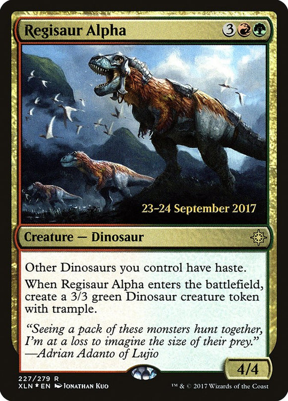 Alfabeto de Regisaur [Promociones de prelanzamiento de Ixalan] 