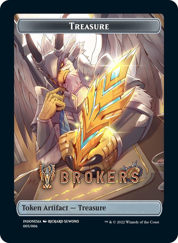 Ficha del tesoro (Brokers) (Artistas del sudeste asiático) [Fichas de Streets of New Capenna] 