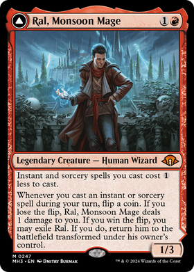 Ral, mago del monzón // Ral, prodigio de la línea ley [Modern Horizons 3]