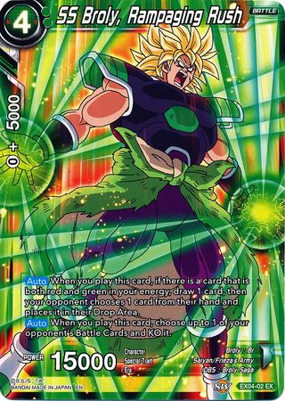 SS Broly, Rampaging Rush (EX04-02) [Unidad de Saiyans] 