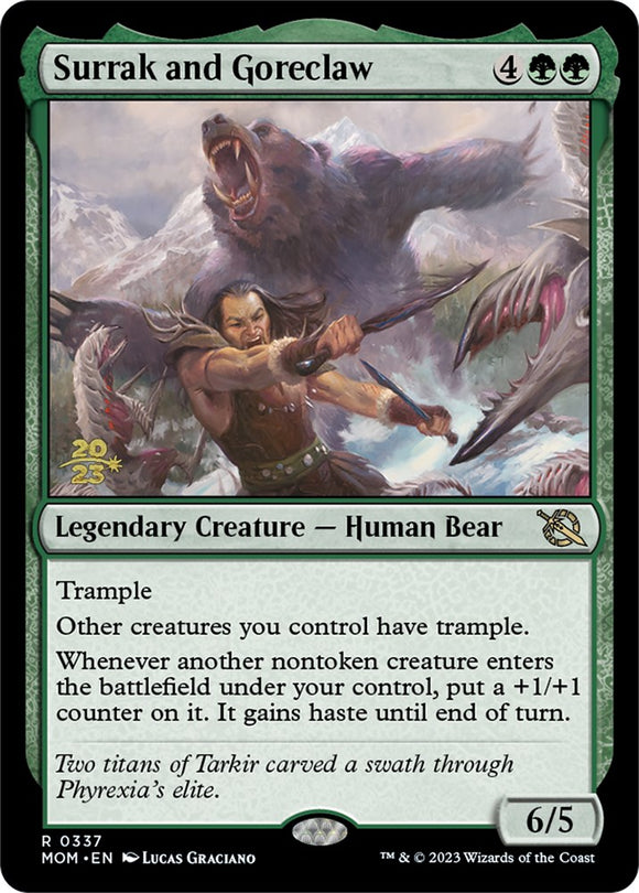 Surrak y Goreclaw [Promociones previas al lanzamiento de March of the Machine] 